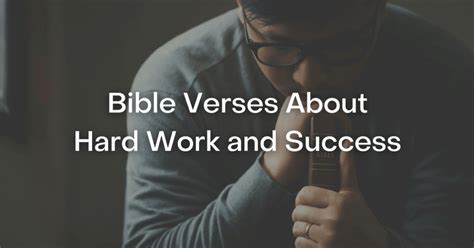 37+ Bible Verses About Hard Work and Success