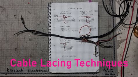 Old Style Cable Lacing Techniques - YouTube