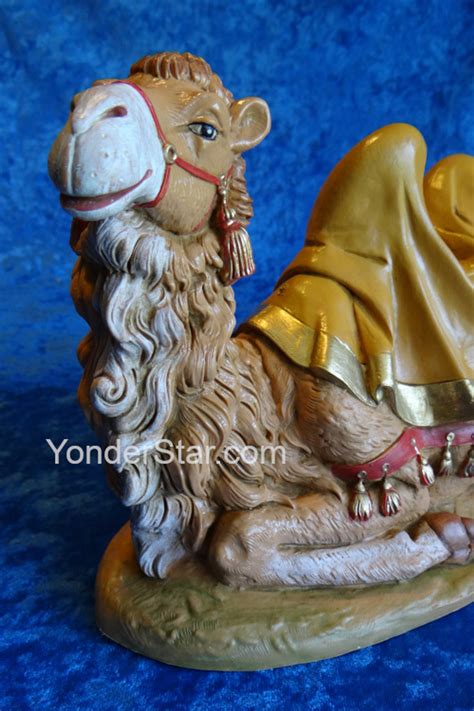 Camel Seated - 18" Scale Fontanini Nativity Animal 53731 - Yonder Star ...