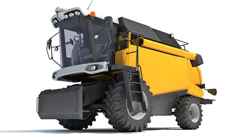 Combine harvester 3D model - TurboSquid 1674004