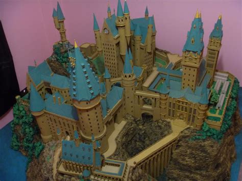 Hogwarts Castle Paper Model - High View by ana-wandmaker on DeviantArt