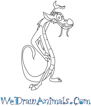 How to Draw Mushu From Mulan