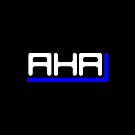 AHA letter logo creative design with vector graphic, AHA simple and ...