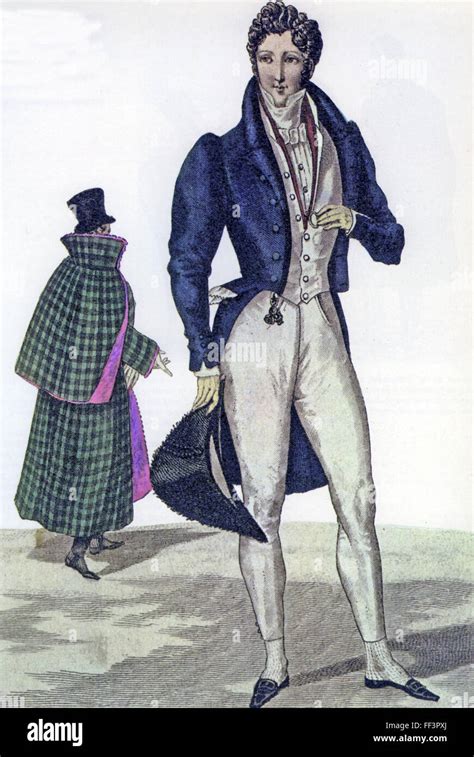 REGENCY Herrenmode um 1820 Stockfotografie - Alamy