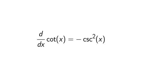 What is the integral of csc^2(x)? - Epsilonify