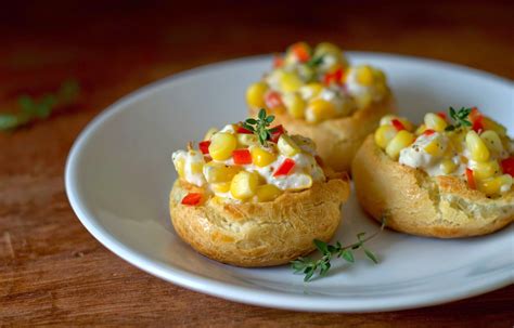 Cakes & More: Creamed Corn In Savory Choux Puffs