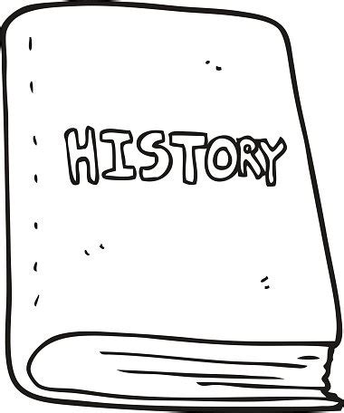 Black And White Cartoon History Book Stock Clipart | Royalty-Free ...