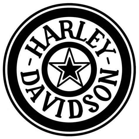 Stickers de l'insigne Harley Davidson Étoile Logo pour réservoir de votre moto harley. Logo ...