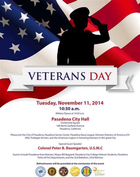 Veterans Day 2014 Closures; Public Invited to Special Ceremony Nov. 11, 2014 - Office of the ...