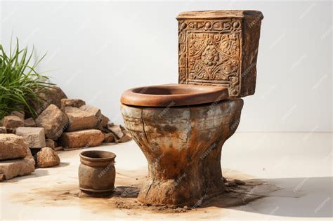 Premium AI Image | Indian Toilet white background