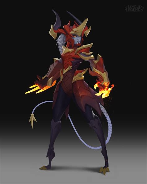 Shyvana Rework Fan Concept, Robert Song on ArtStation at https://www.artstation.com/artwork ...