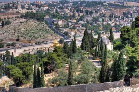 View From The Mount Of Olives, Jerusalem, Isreal - Stock Photo - Dissolve