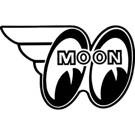 Mooneyes Logo Decal Sticker - MOONEYES-LOGO-DECAL - Thriftysigns