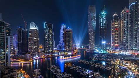 Night Dubai Wallpaper Hd - 1920x1080 - Download HD Wallpaper - WallpaperTip