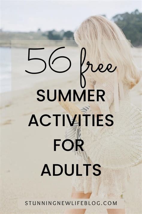 56 Unique And Fun Summer Activities For Adults - Stunning New Life