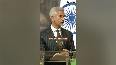 "Indian foreign affairs minister on India-Russia relationship - YouTube