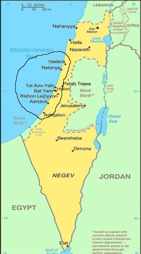 The Holy Land And Judaism: Israel's Tourism - Coastal Plain