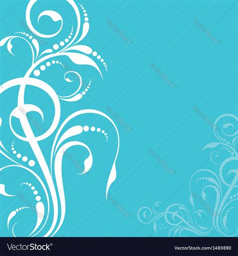 Creative floral design background Royalty Free Vector Image