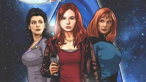 A first look at the Star Trek/Doctor Who crossover comic!