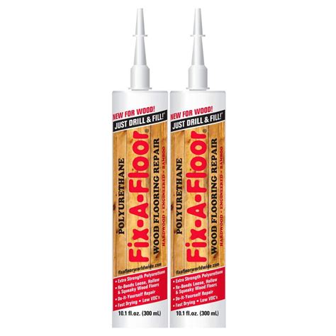 Fix-A-Floor 20 oz. Polyurethane Wood Floor Repair Adhesive (2-Pack) FIXWOOD2 - The Home Depot