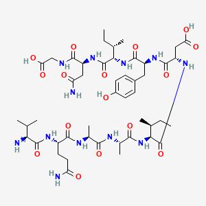 Acyl carrier protein (65-74) | C47H74N12O16 | CID 5490374 - PubChem