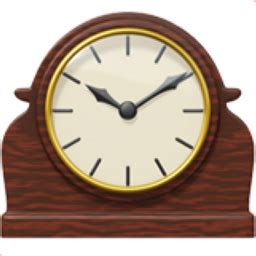 Mantelpiece Clock Emoji (U+1F570)