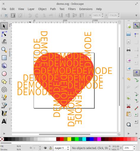 mask - Make words-art in Inkscape — How can I cut the words out of a shape? - Graphic Design ...