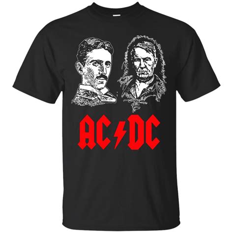 AC DC Tesla & Edison T-Shirt – Mugs Hoy