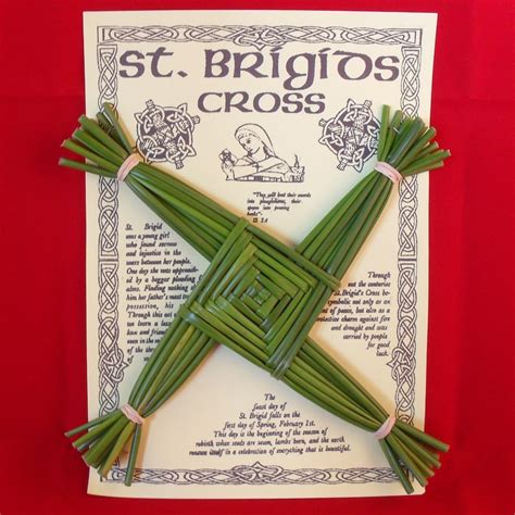 New St Brigids Saint Bridget Cross Crucifix Protection | Etsy