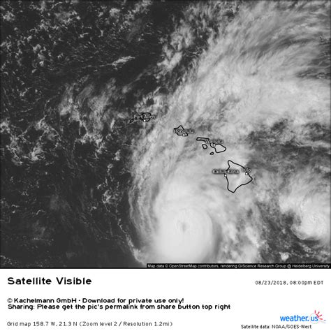 Flooding Rains Already Underway In Hawaii As Lane Continues To Approach ...