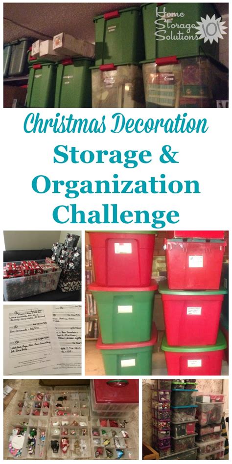 Christmas Decoration Storage Challenge: Organizing Holiday Decorations