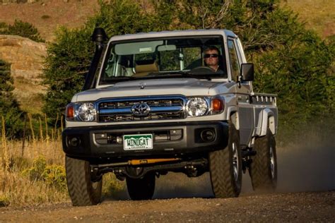 2010, Toyota, Land, Cruiser, Pickup, Offroad, 4x4, Custom, Truck ...