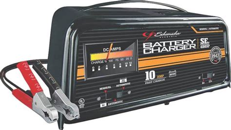 Schumacher SE40MAP Automatic/Manual Battery Charger, 6/12V, 10 Amp ...