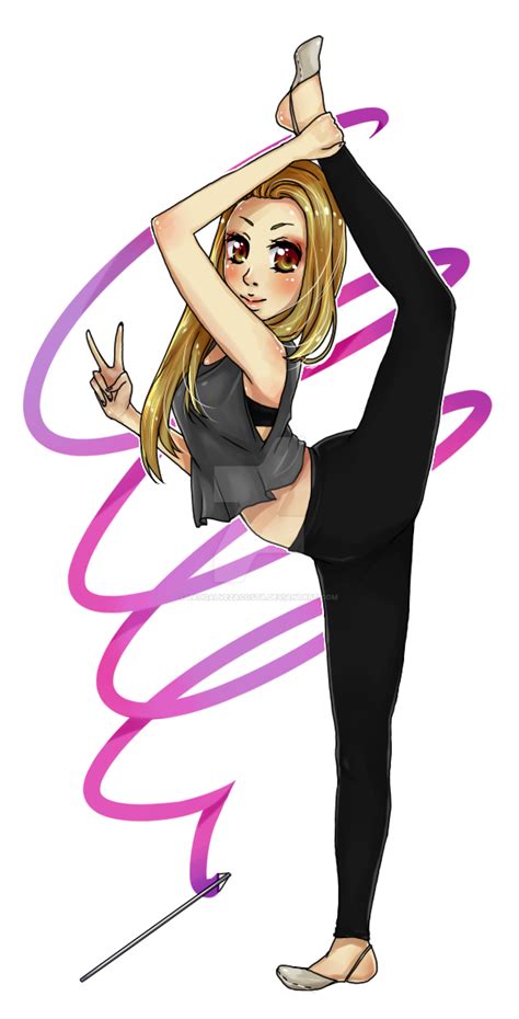 Gymnast Anime Girl by LauGalvezAcosta on DeviantArt