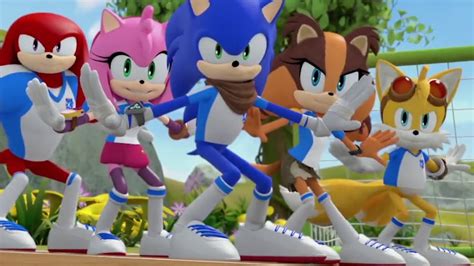 Sonic Boom Soccer Dance Scene Sticks and Amy Re-cut - YouTube