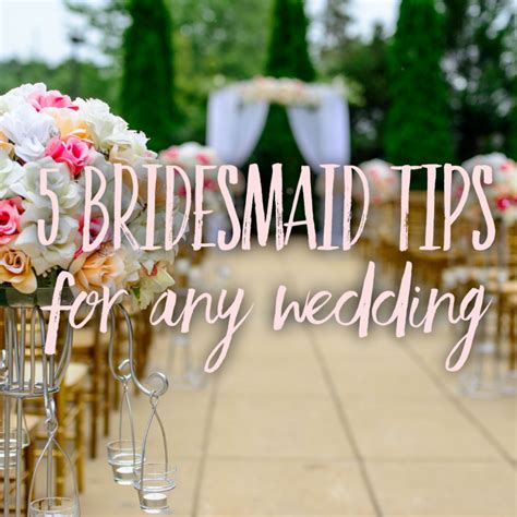 5 Bridesmaid Tips for Any Wedding • Lauren Nacole Morrison