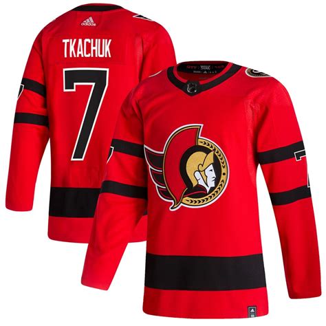 Men's Ottawa Senators Brady Tkachuk adidas Red 2020/21 - Reverse Retro Player Jersey