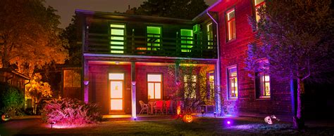 Linkind Solar Spotlight Outdoor Garden Lights, 16-LED Color Changing RGB Solar Powered Landscape ...