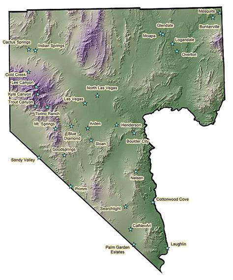 Title Page / County Map - Clark County Fire Plan - Nevada Community ...