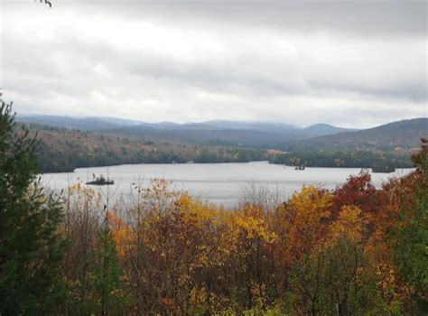 Blue Mountain Lake hiking day in New York. 1-day trip. Certified guide