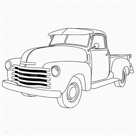 Coloring Pages Of A 1952 Chevy Truck - Ferrisquinlanjamal