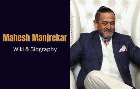 Mahesh Manjrekar Wiki, Biography, Age, Wife, Family, Education, Height ...