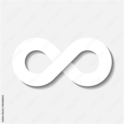 Infinity Symbol Ink Brush Stroke Stock Vector Colourbox ...