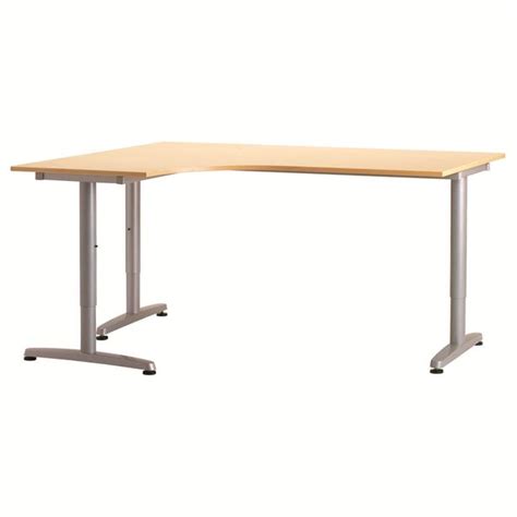 Ikea GALANT Corner Desk Left - Beech Veneer , T-Legs | Classifieds for ...