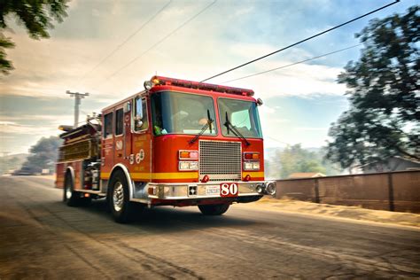 Speeding Fire Truck Free Stock Photo - Public Domain Pictures