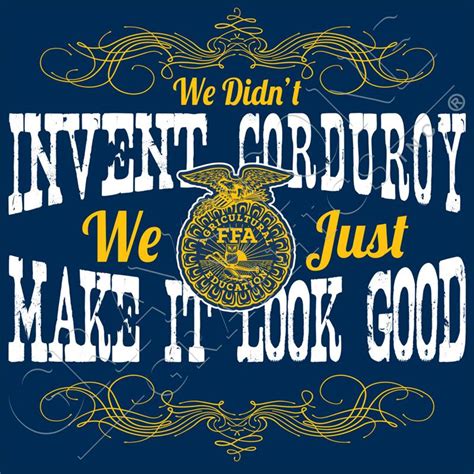 FFA Corduroy: FRL-3-BN | Ffa, Quotes, Ffa scrapbook ideas