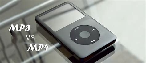 What are the Differences between MP3 and MP4