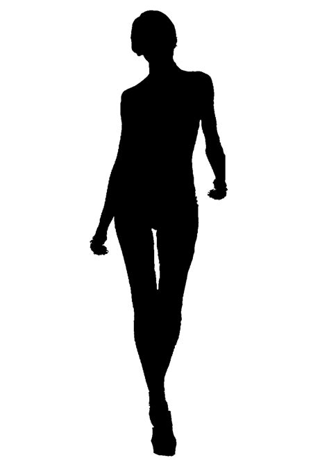 Walking Woman Silhouette Free Stock Photo - Public Domain Pictures