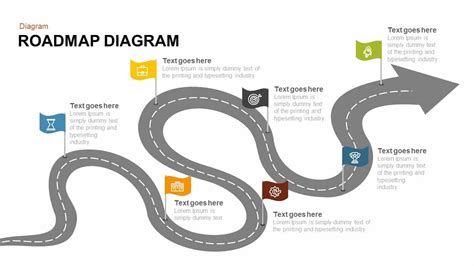 Roadmap Diagram PowerPoint Template and Keynote Roadmap diagram PowerPoint template is a busines ...