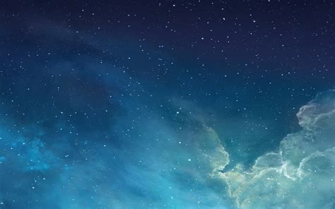 Blue Starry Sky Wallpaper